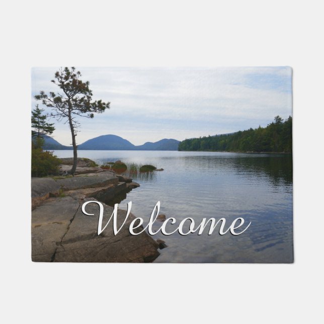 Eagle Lake at Acadia National Park Doormat (Front)