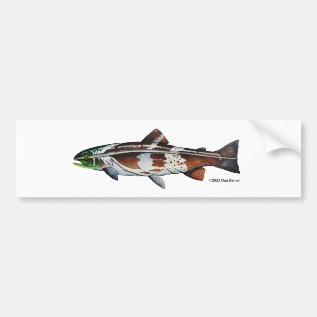 Eagle Lake Golden Rainbow Trout (Golden);  Bumper Sticker (Front)