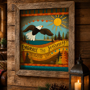 Eagle Lake Life Journey Deerwood Lake Poster
