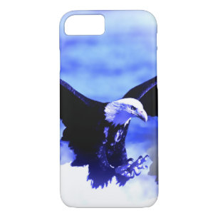 Eagle Landing Blue Colour Tones iPhone 7 Case