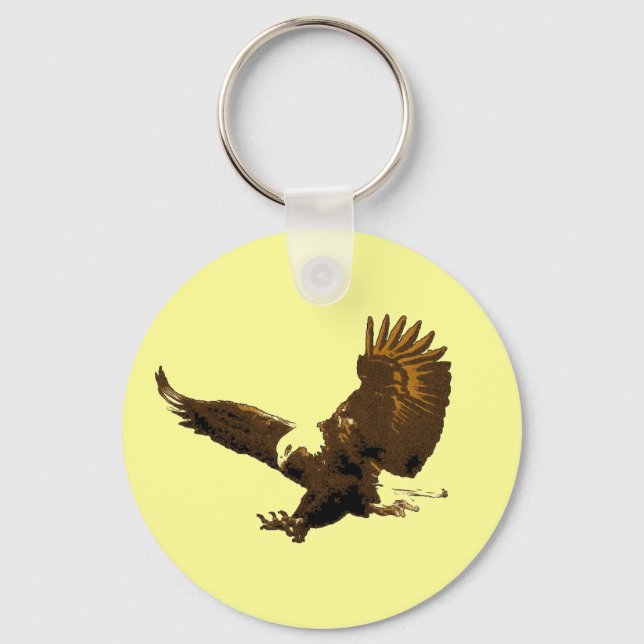 Eagle Landing Key Ring (Front)