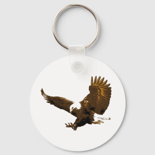 Eagle Landing Key Ring (Front)