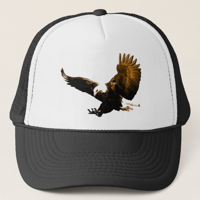 Eagle Landing Trucker Hat (Front)
