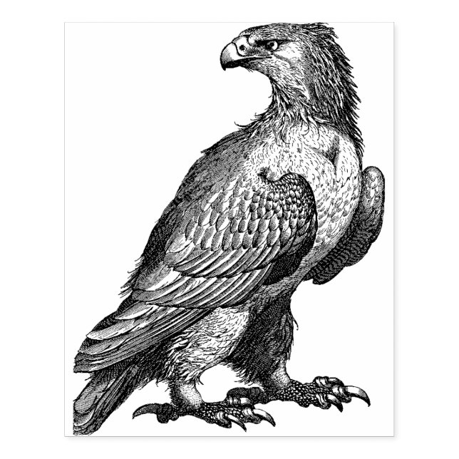 Eagle Large Rubber Stamp (Imprint)