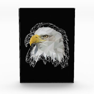 Eagle Lowpoly Photo Block