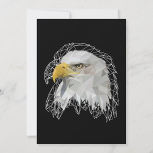 Eagle Lowpoly Thank You Card