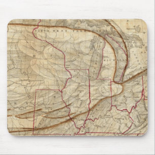 Eagle Map of the United States Mouse Mat