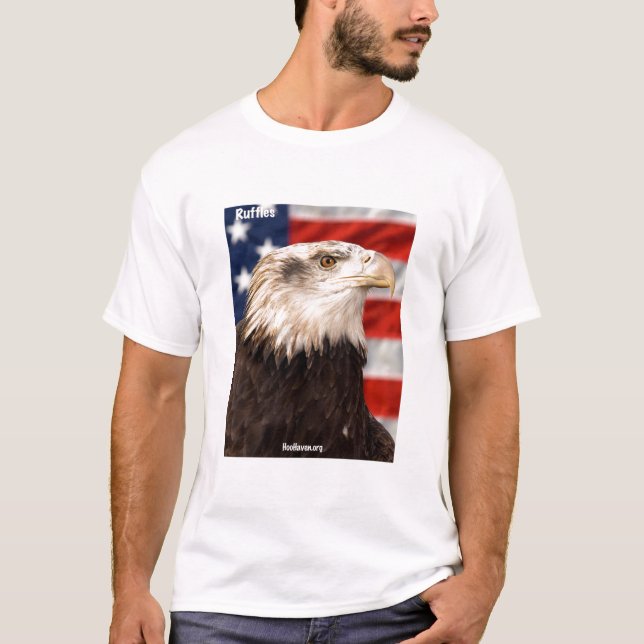 Eagle Men's cotton t-shirt (Front)