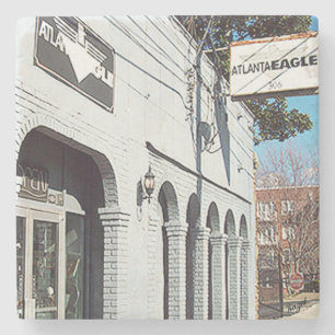 Eagle, Midtown Atlanta Marble Stone Coaster. Coaster