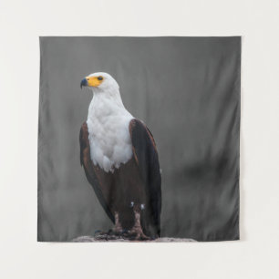 Eagle Minimalist Selective Colour Photography Tapestry