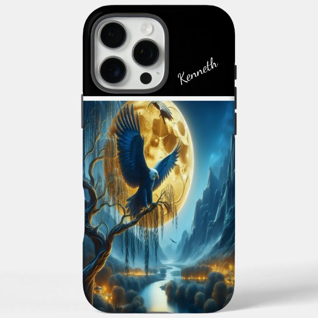 Eagle Moonlit Watch Case-Mate iPhone Case (Back)