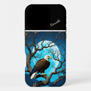 Eagle Moonlit Watch iPhone 16 Pro Max Case