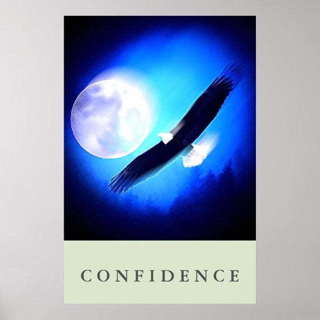 Eagle Motivational Confidence Poster (Front)