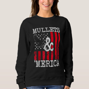 Eagle Mullet 4th Of July Merica American Flag Wome Sweatshirt