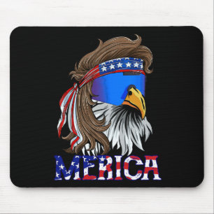 Eagle Mullet Sungles Merica 4th Of July Usa Americ Mouse Mat