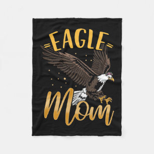 Eagle Mum Fleece Blanket
