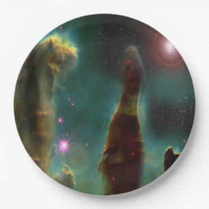 Eagle Nebula art Paper Plate