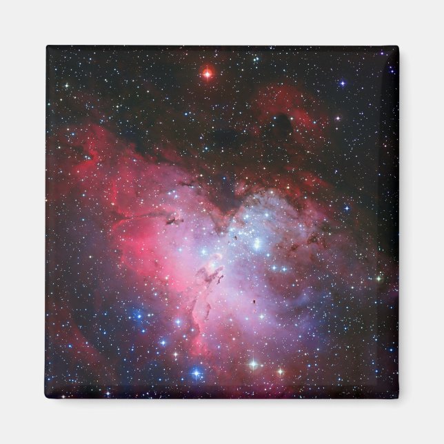 Eagle Nebula, Messier 16 - Pillars of Creation Magnet (Front)