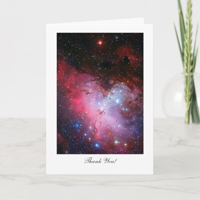 Eagle Nebula, Messier 16, Saying Thank You Card (Front)