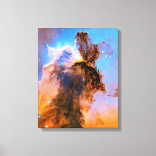 Eagle Nebula Stellar Spire NASA Hubble Space Photo Canvas Print