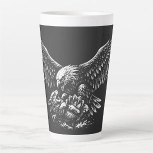 Eagle of Ashes by BurnsInHell Latte Mug