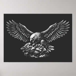 Eagle of Ashes by BurnsInHell Poster
