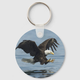 Eagle on Approach Key Ring