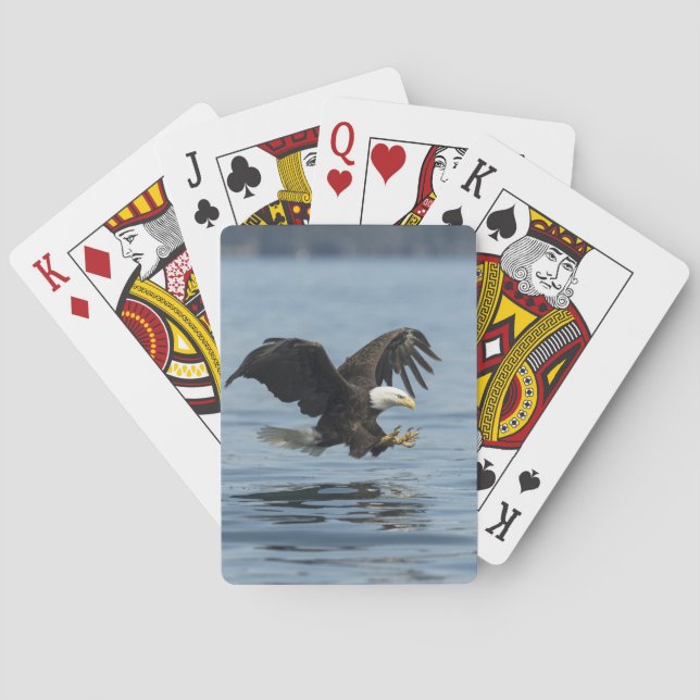 Eagle on Approach Playing Cards (Back)