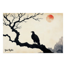 Eagle on Bare Tree