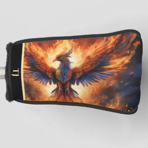 Eagle on Fire Putter Golf Head Cover
