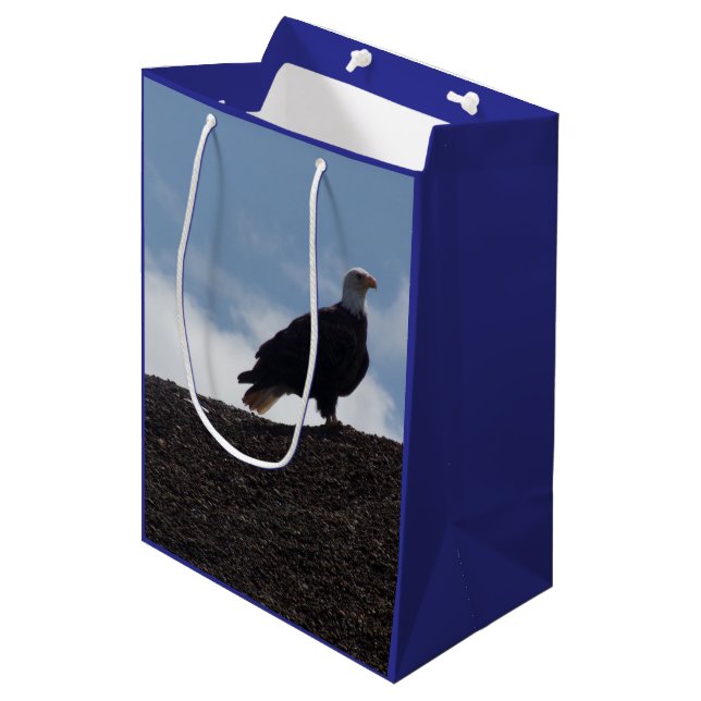 Eagle on High Ground Gift Bag (Front Angled)