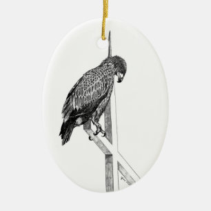 Eagle Ornament E15's Life Journey HOME God Speed