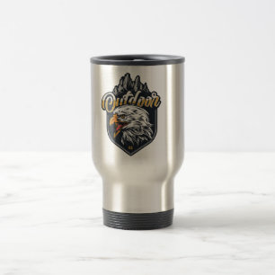 eagle out door mountains  travel mug