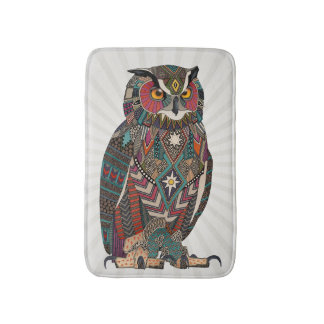 eagle owl bath mat