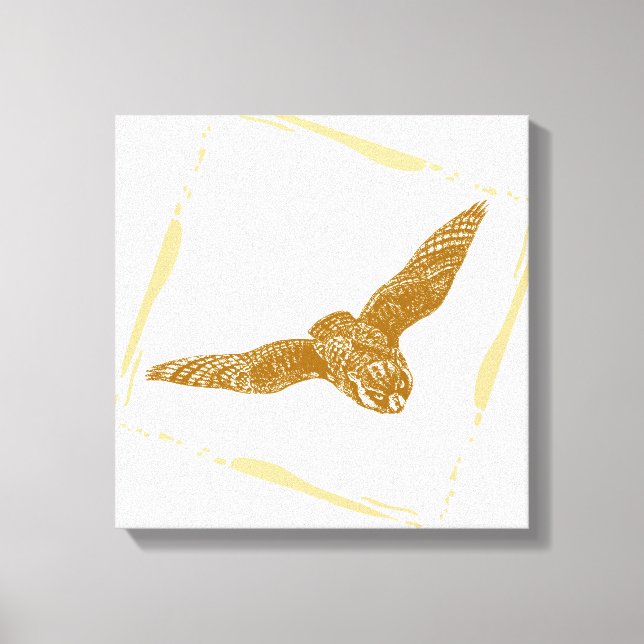 Eagle Owl Canvas Print (Front)