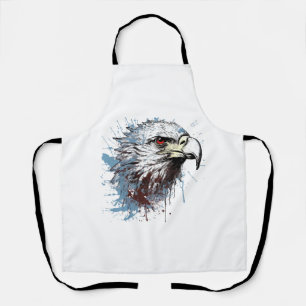 Eagle painting apron