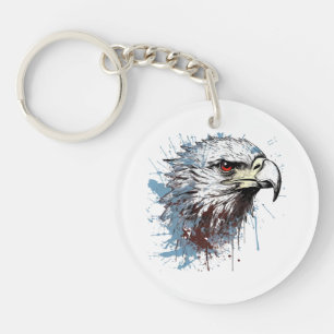 Eagle painting  key ring