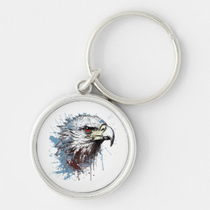 Eagle painting  key ring