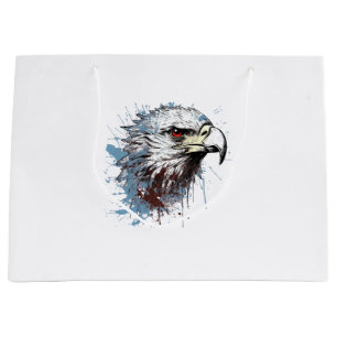 Eagle painting  large gift bag