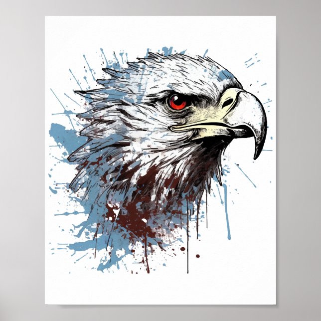 Eagle painting  poster (Front)