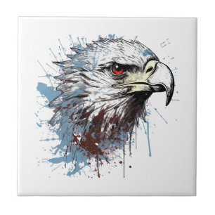 Eagle painting  tile