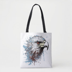 Eagle painting  tote bag
