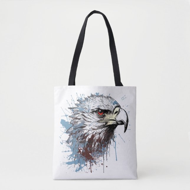 Eagle painting  tote bag (Front)