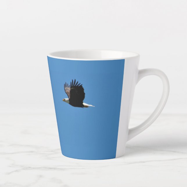 Eagle Photo Latte Mug (Right)