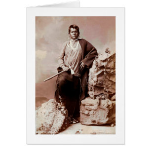 Eagle Plume native American card