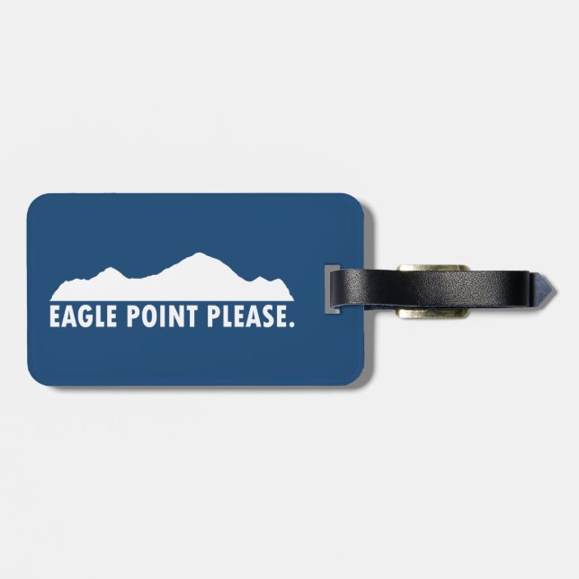 Eagle Point Please Luggage Tag (Back Horizontal)