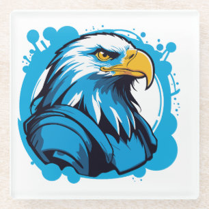 EAGLE POWER GLASS COASTER