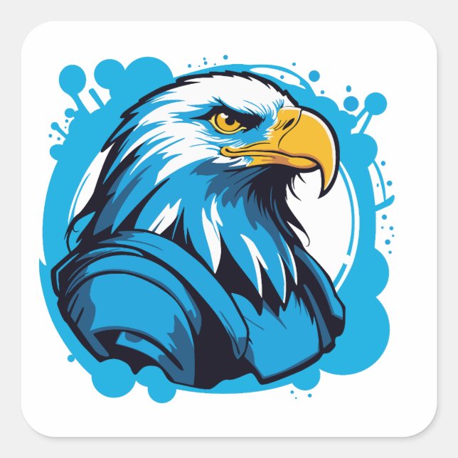 EAGLE POWER SQUARE STICKER (Front)