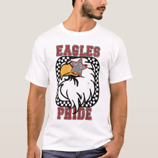 Eagle Pride Feaux Glitter  Fan Apparel  T-Shirt