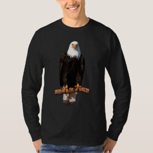 Eagle Print Animal Eagles Motif Bald Children Anim T-Shirt